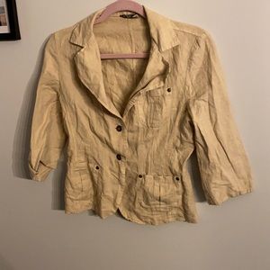 ⭐️2/$10 - Lightweight Tan Blazer